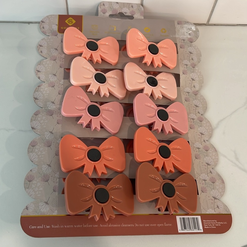 🎀 BOW Bag Clips. - Picture 7 of 9
